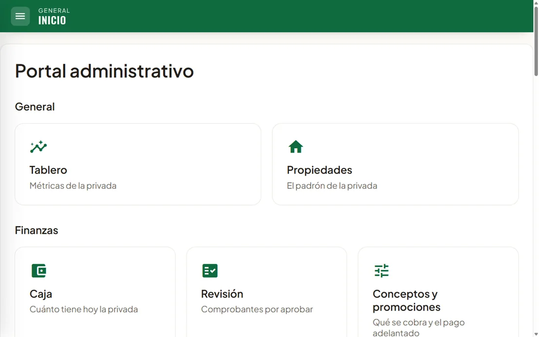 Todo el portal a la mano